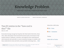 Tablet Screenshot of knowledgeproblem.com